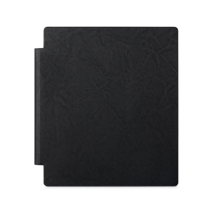 Vue de face de la SleepCover Noire pour Kobo Elipsa 2E.