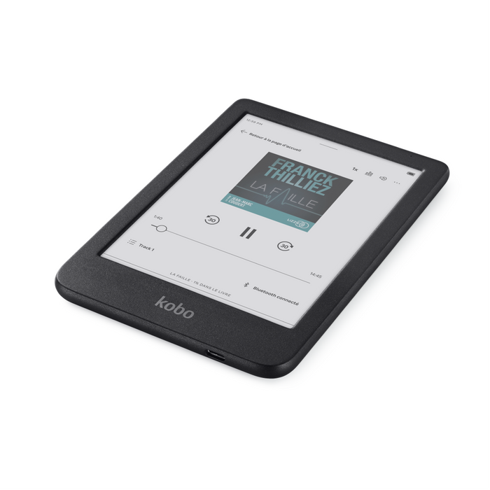 Kobo Clara Colour noir couché.