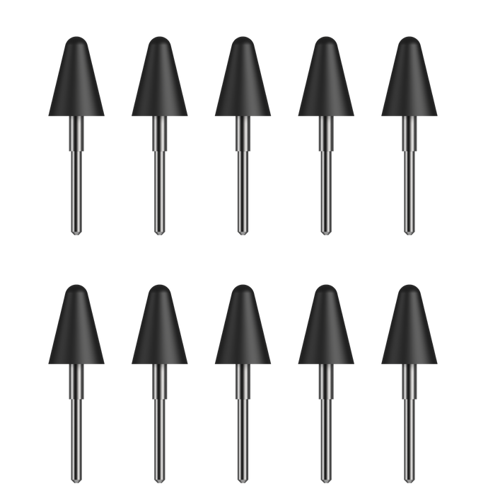 Paquet de 10 mines de remplacement noires pour Kobo Stylus 2.